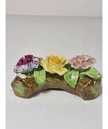 Porcelain Sculpture - Floral Bone by Staffordshire - $24.99