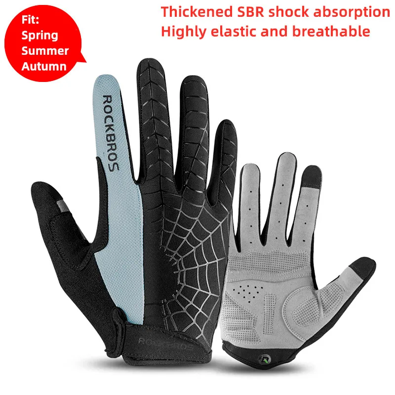BROS Cycling Men&#39;s Gloves Spring Autumn Bike Cycling Gloves  Shockproof  MTB Mou - £59.23 GBP
