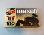 Maxell XLII 100 Cassette Audio Tape Factory sealed NEW - £7.08 GBP