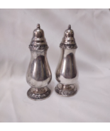 Vintage Salt &amp; Pepper Shaker Set Oneida Henley Community Silver Plated T... - $36.62 CAD