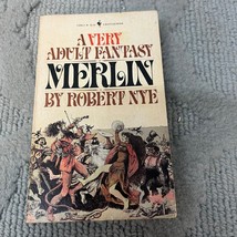 Merlin Fantasy Paperback Book by Robert Nye from Bantam Books 1981 - £11.05 GBP
