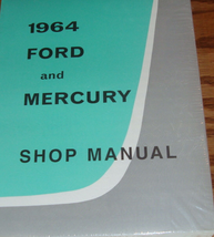 1964 Ford Et Mercury Atelier Service Manuel Grand Voiture Ltd Galaxie Monterey - £67.71 GBP