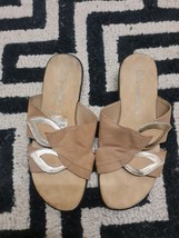 Clarks Springers Nude Slippers For Women Size 6.5uk - £21.58 GBP