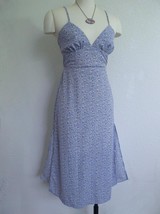 NWT Forever 21 Sun Dress S Cutout Bow Tie Back Maxi Lavender Floral Print - £15.71 GBP