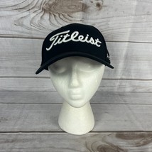 Titleist Pro VI FootJoy FJ Golf Hat Fitted S/M Black Mesh - $16.99