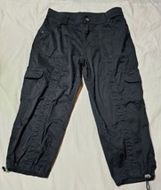 Style &amp; Co Women&#39;s Black Camo Pants Stretchy Waist Size 10  - £12.12 GBP