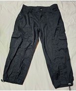 Style &amp; Co Women&#39;s Black Camo Pants Stretchy Waist Size 10  - £11.91 GBP