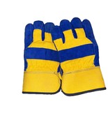 Winter Lined Blue/Yellow Work Gloves Large - €3,14 EUR
