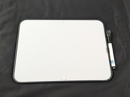 DRY ERASE BOARD with Marker [Stand or Hang] Size 9&quot;x12&quot; Whiteboard White... - $9.42