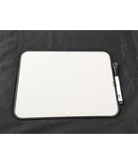 DRY ERASE BOARD with Marker [Stand or Hang] Size 9&quot;x12&quot; Whiteboard White... - £7.40 GBP