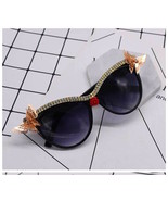 Butterflies  Embellished Vintage high Fashion  Woman Sunglasses - $26.27 CAD