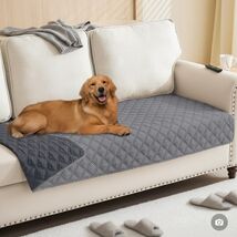 Waterproof Leakproof Dog Blanket for Couch, Reversible Soft Quilted Pet ... - $385.08 MXN