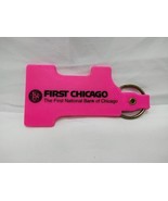 First Chicago The First National Bank Of Chicago Pink Promotional Keychain - $21.69 CAD