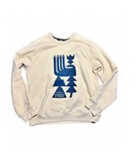 REI Sweater Mens Adult Small Beige Outdoors Logo Casual Pullover Lightwe... - $217.31 MXN