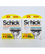Schick Quattro Titanium Razor Blade Refills Men 16 Cartridges Total Lot ... - $32.75 CAD