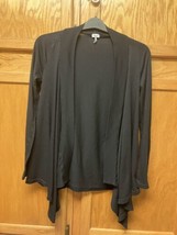 Splendid Cardigan Black Medium Long Sleeve Open Front - $20.78