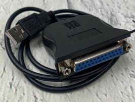 USB 2.0 Male to 25 Pin DB25 Female Parallel Port Printer Adaptor Cable Wire - $28.49