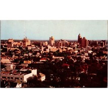 Vintage Chrome Texas Postcard, Sky Line San Antonio Aerial View, Mike Ro... - $7.85