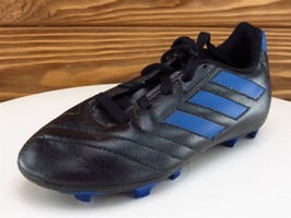 adidas Shoes Sz 13 Athletic Boys Youth Black Synthetic Lace Up Medium - £16.95 GBP