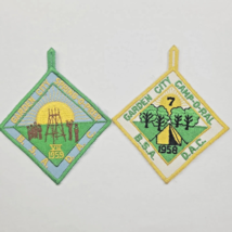Garden City Michigan Boy Scouts Patch Lot 1959 Spring O Prep 1958 Camp O Ral BSA - £11.21 GBP