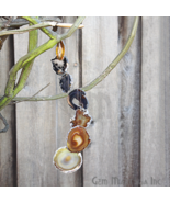 Gemstone Sliced Agate Wind Chimes, Agate Slice Wind Chimes, Home Decor W... - £22.53 GBP+