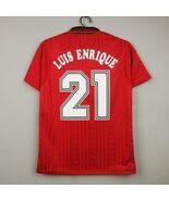 Spain 1994 Home Short Sleeve Shirt Name Set LUIS ENRIQUE#21 - $35.00