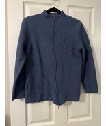 Pendleton Virgin Wool Blue Full Zip Jacket  Women’s Size L Made In USA - $30.00