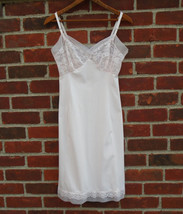 Van Raalte 1960s Slip Pale Pink With Lace Vintage Lingerie Size 32 - £22.93 GBP