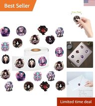 Goth Girl Stickers 500 pcs, 10 Sheets Graphic Horror Cartoon Decal Roll ... - $6.64