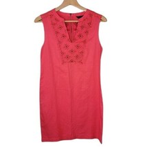NWT J. Crew | Linen Blend Embroidered Sheath Dress, womens size XS - £34.35 GBP