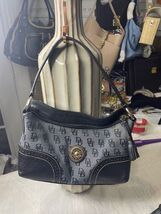 B926 - Preloved Dooney & Bourke Black Signature DB Logo Shoulder Bag – C... - $74.25 B926 - Preloved Dooney & Bourke Black Signature DB Logo Shoulder Bag – C... - $74.25