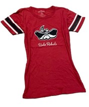 Unlv Runnin Rebels Hey Reb Mascotte Rouge Tee T-Shirt pour Femme M Brodé - £10.28 GBP