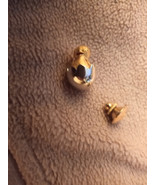 Avon Chicken Chick Hatching Egg Pin Easter Spring Gold Silver Tone 0.6"  - $13.10