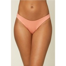 O&#39;Neill Womens Saltwater Solids Medium Coverage Rockley Swim Bottom Coral S - £11.39 GBP