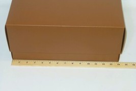 Coach empty gift box 14&#39;&#39;x14&#39;&#39;x5&quot; Brown Gold ~new~ - $16.99