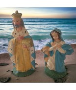 Mary Wiseman Nativity Italy Figures Replacement Plastic Painted Handpain... - £11.80 GBP