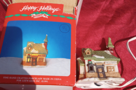 Lee Wards Lightup Christmas Village Public House 1991 Ceramic with box - £9.79 GBP
