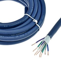 20 Feet 9 Conductors Blue Speed Wire Primary Wire Speaker Cable 18 Awg Gauge Ga  - £32.06 GBP