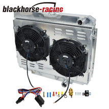 FOR 1967-1970 Ford Mustang / Mercury Cougar 3Row Radiator&amp; Shroud Fan&amp; Relay Set - £136.03 GBP