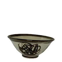 VINTAGE Splatter Louis Mideke Bowl Studio Art Pottery Abstract Asian Ins... - $92.57