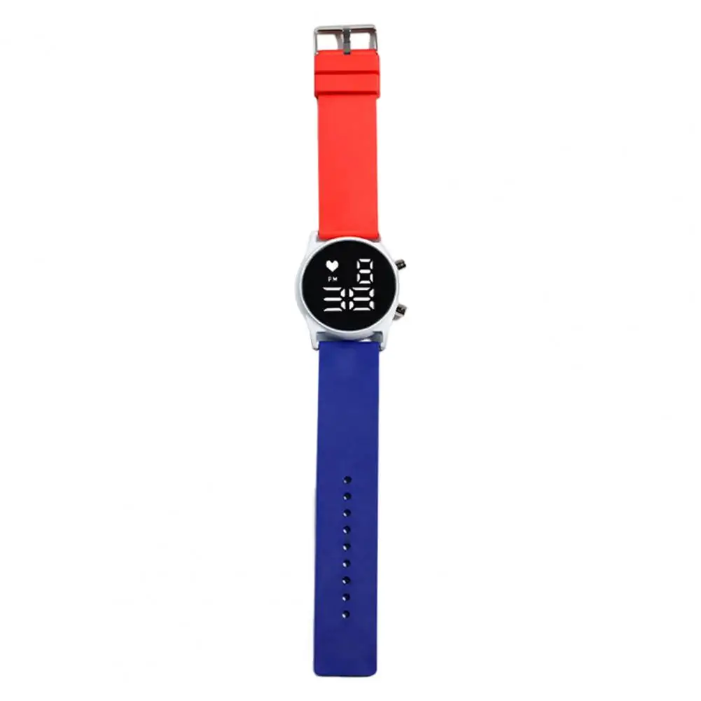 Stylish Simple Style Button Control Heart Simple LED Large Screen Digital Watch  - £86.65 GBP