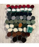 Vtg Latch Hook Rug Yarn Bernat Lot of 50+ Mixed Colors Red Wht Blue Sage... - $66.99 CAD