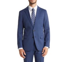 Orignal Penguin Men&#39;s Blue Notch Lapel Suit Jacket Size 44R $345 - £51.36 GBP