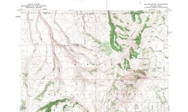 Elk Mountain Quadrangle Nevada-Idaho 1957 Topo Map USGS 15 Minute Topographic - £13.30 GBP