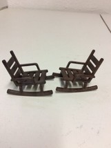2 Playmobil Vintage Rocking Chairs Replacements Western - $12.95