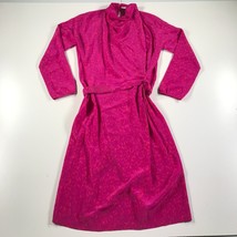 HUMANOID Hemd Kleid Damen S Rosa Abstrakt Überall Bedruckt Langärmelig G... - £95.44 GBP