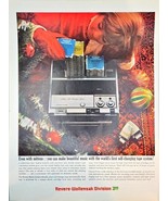 Revere Stereo Tape Player Cartridge System Wollensak-1963 Vintage Print Ad - $8.94