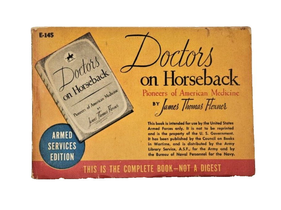 1937 Doctors on Horseback Armed Services Edition Paperback VTG Military ... - $45.00