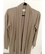 Dreamers Beige Open Front Long Duster Cardigan (M/L) - £10.83 GBP