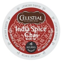 Celestial Seasonings India Spice Chai Tea 24 to 144 Keurig K cup Pick Any Size  - £19.89 GBP+
